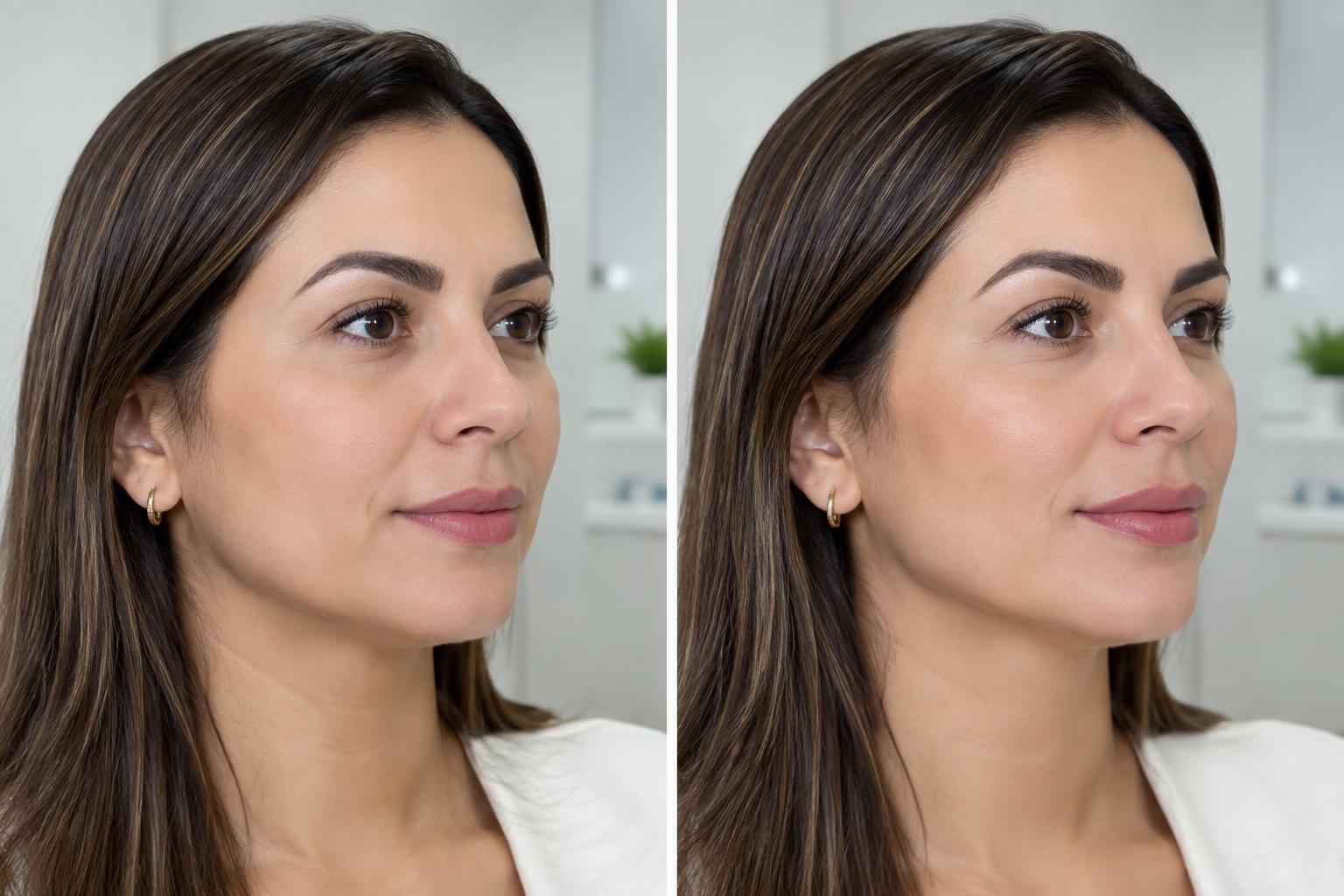 Harmonização orofacial, resultado ilustrativo